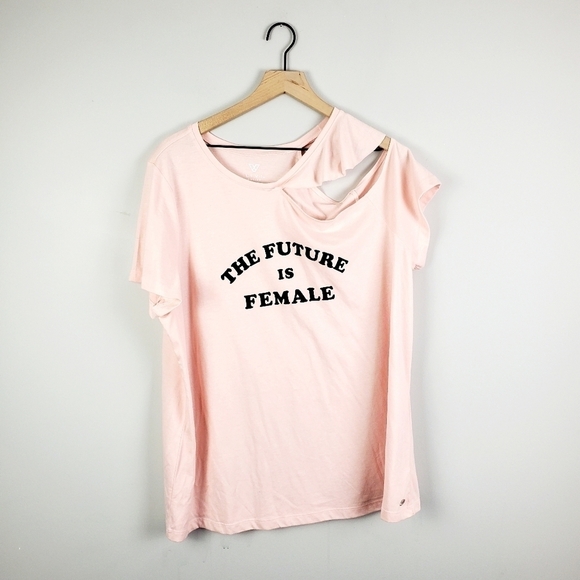 Livi active the future is female active tee cutout - Picture 3 of 7